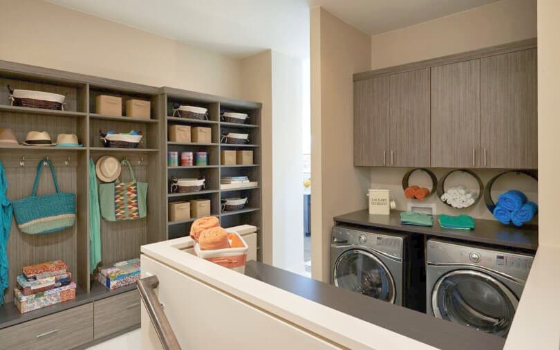 Mudroom in Freestyle 2 at Brighton Crossings by Brookfield Residential in Denver CO