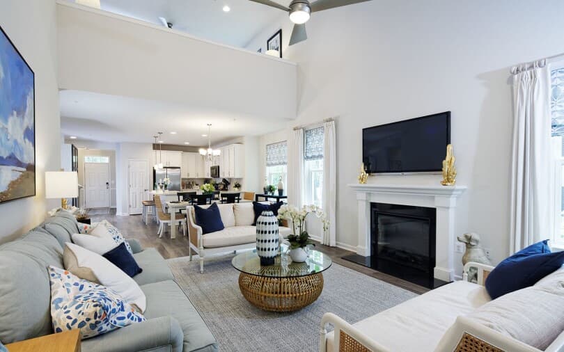 Picasso living room at Swan Point in Issue MD