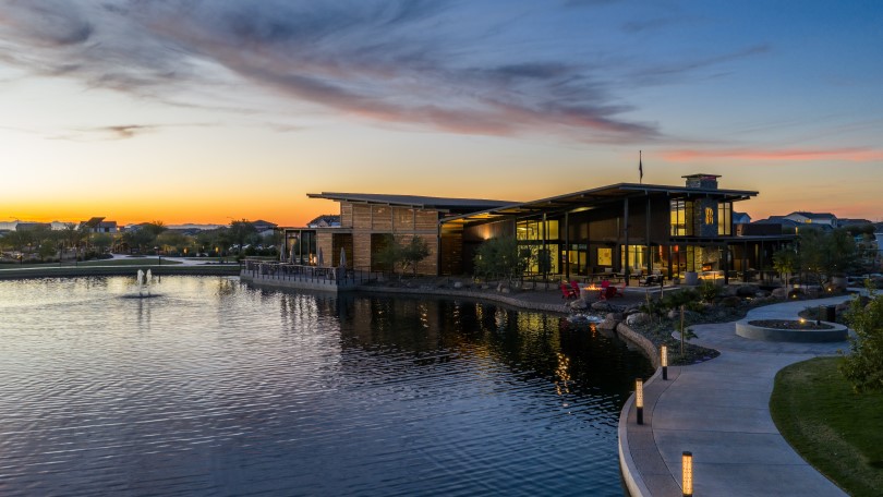The Dutch Clubhouse and Pool at Blossom Rock in Apache Junction AZ