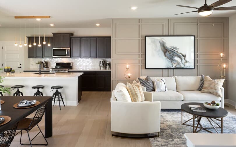 Interior view of Heritage in the Urban Courtyard Homes Collection at Easton Park in Austin TX