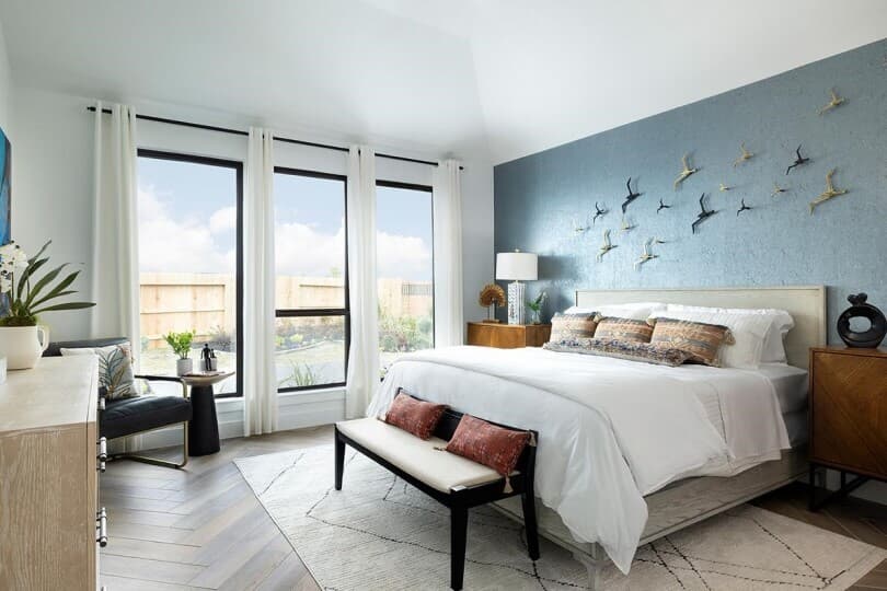 Bedroom, Rutgers Floor Plan, Elyson Community, Katy, TX Brookfield Residential