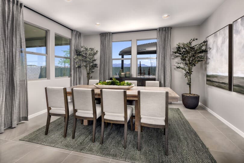 Dining room in Lily at Mariposa at Blossom Rock in Apache Junction AZ