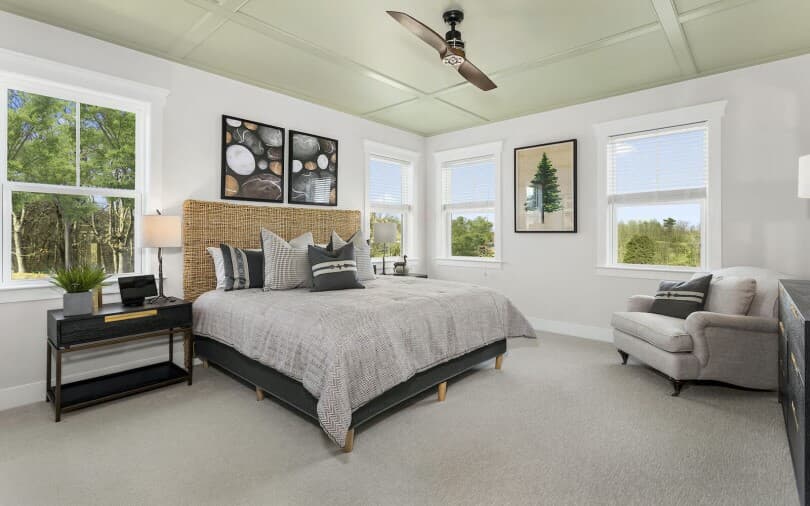 Primary bedroom at Cadence at Lansdowne by Brookfield Residential in Lansdowne, VA