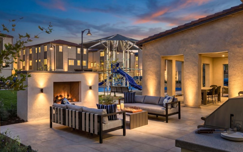Clubhouse Fire Pit at Magnolia in Arcadia CA