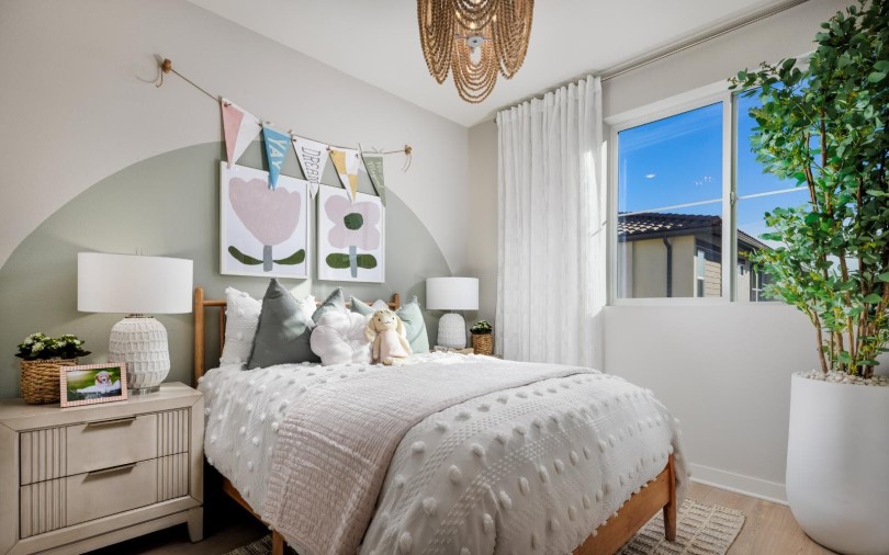 Kid Girl Bedroom Magnolia Plan 4 in Arcadia CA