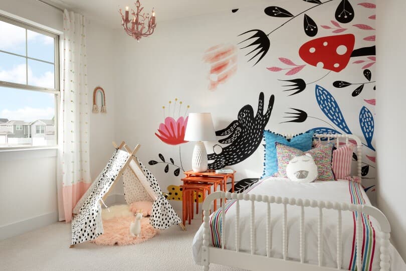 Secondary bedroom in the Claremont at Easton Park by Brookfield Residential in Austin, TX