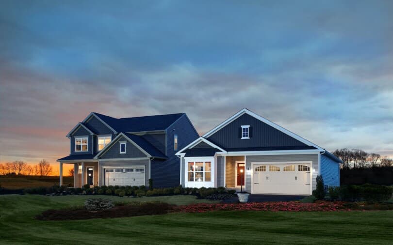 Exterior of a home in the Single Family Collection at Snowden Bridge in Stephenson, VA by Brookfield Residential 