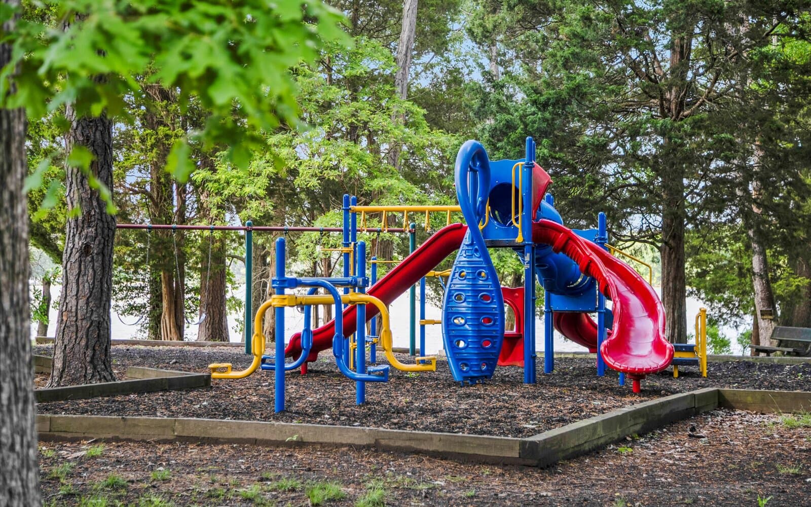 The playground at Swan Point.