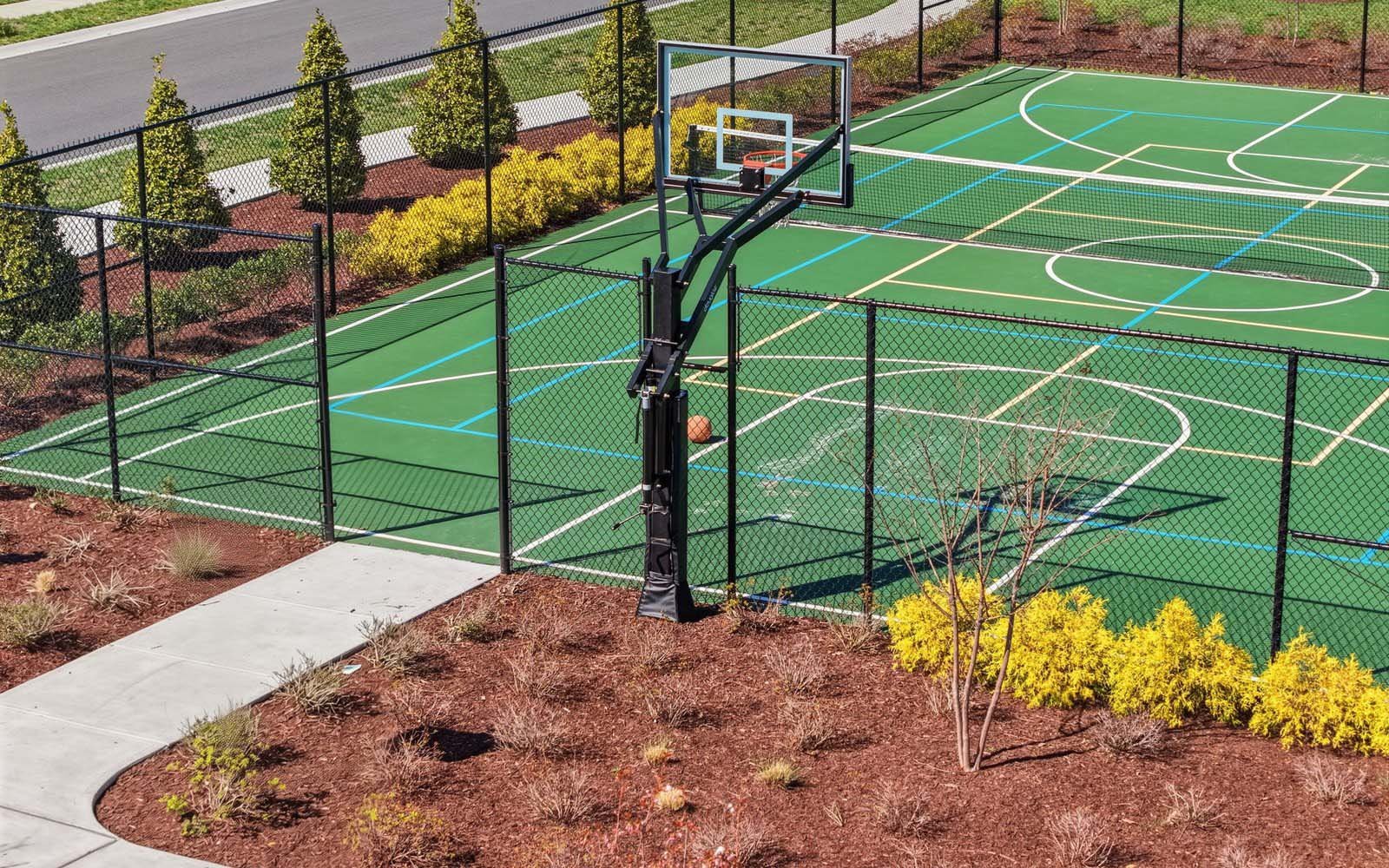 The sports court at Lakeside at Trappe by Brookfield Residential.