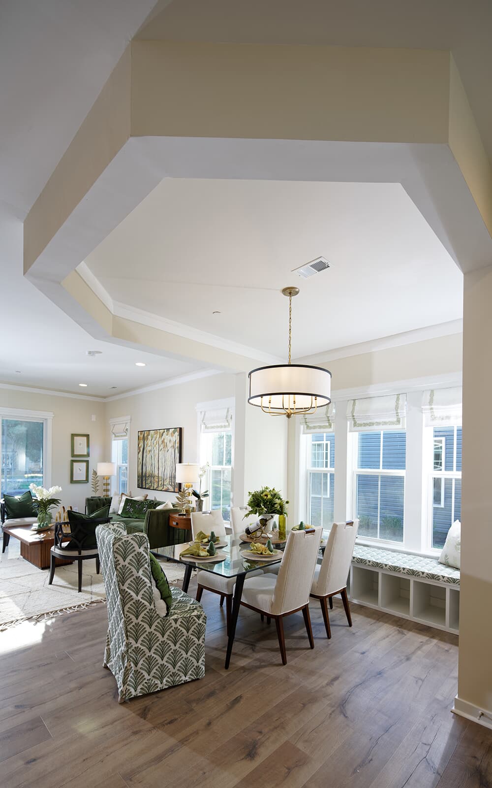 The dining room in the Douglas by Brookfield Residential