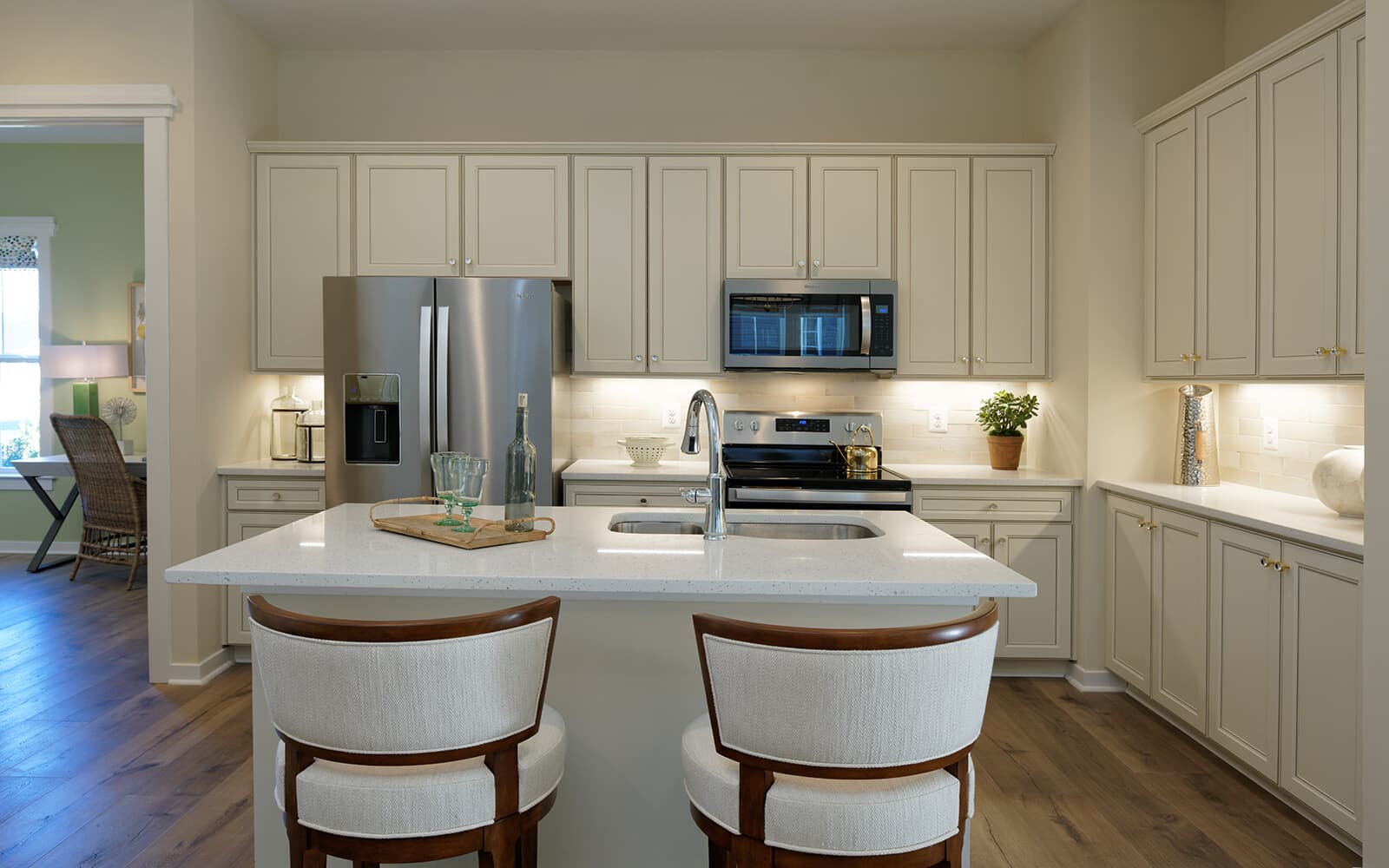 A kitchen in the Douglas by Brookfield Residential