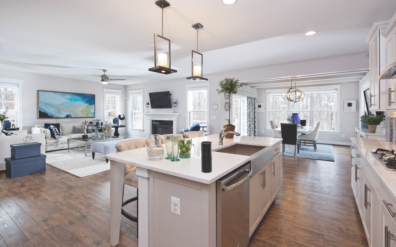 The main level of the Kensington II by Brookfield Residential at Potomac Shores 