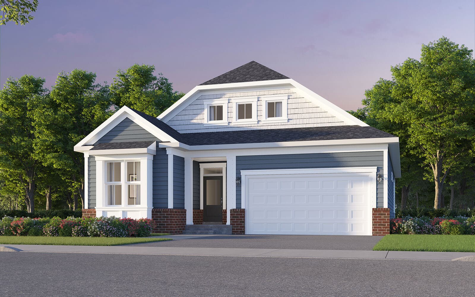 A rendering of elevation 2 of the Matisse by Brookfield Residential.