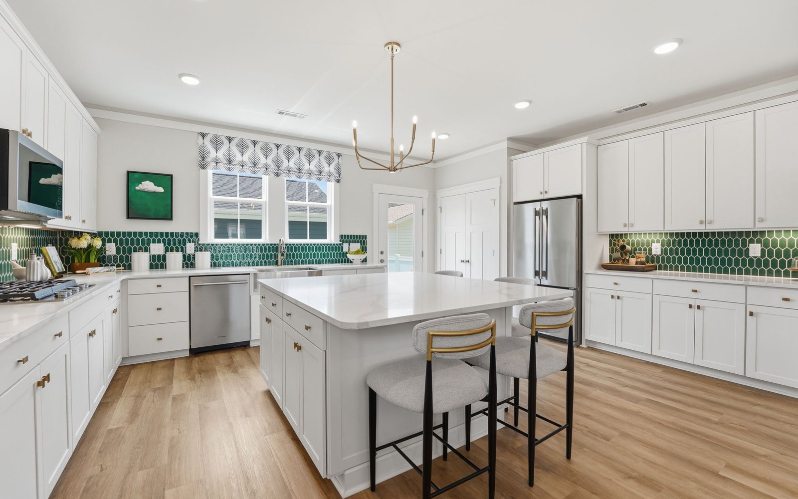 The kitchen of the Archer single family home by Brookfield Residential.