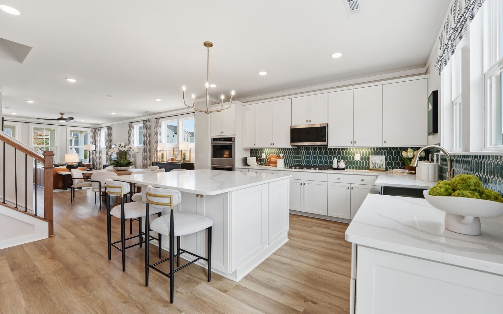The kitchen of the Archer single family home by Brookfield Residential.