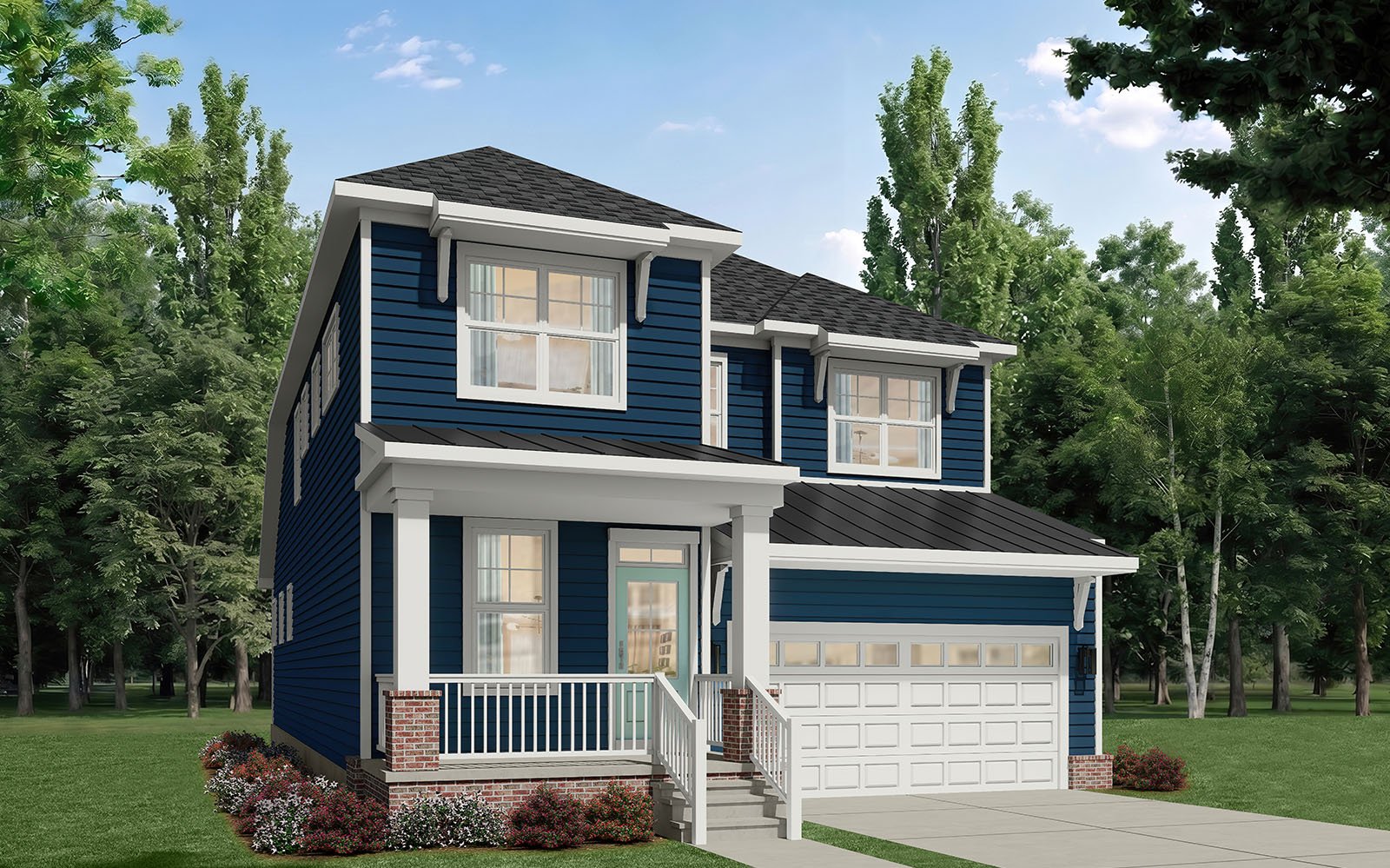 A rendering of the Delaney Elevation 8.