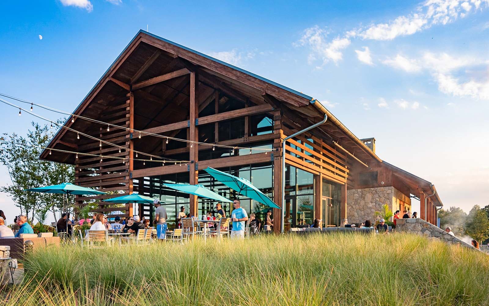 The Farmhouse center is part fitness center and part community gathering place. 