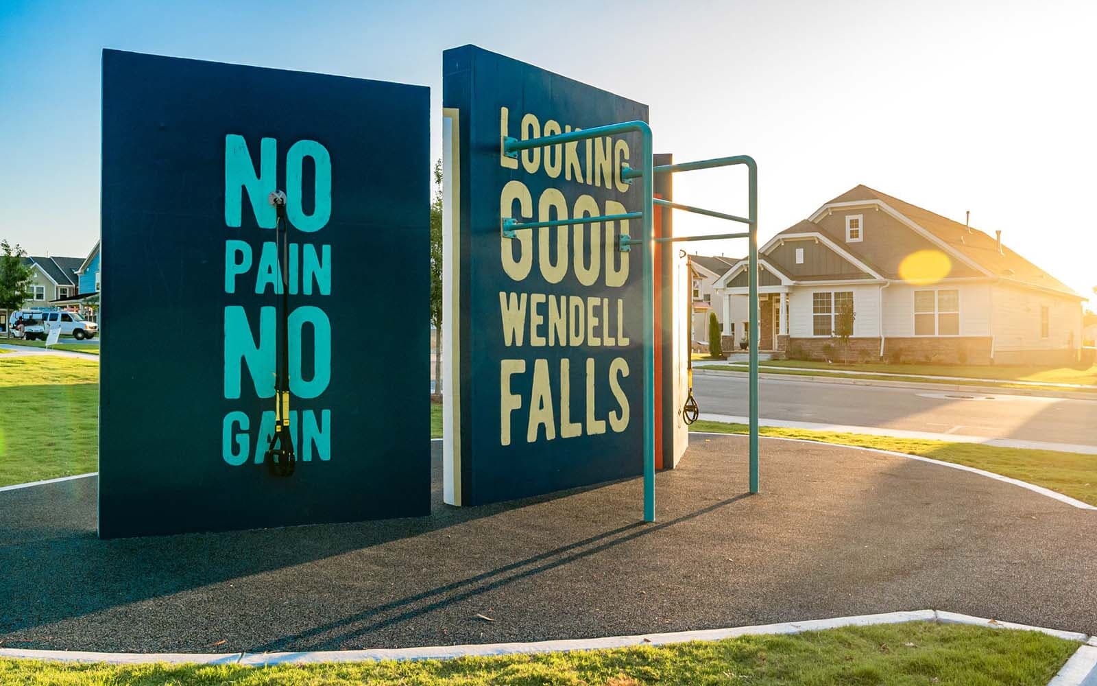 Outdoor fitness at Wendell Falls