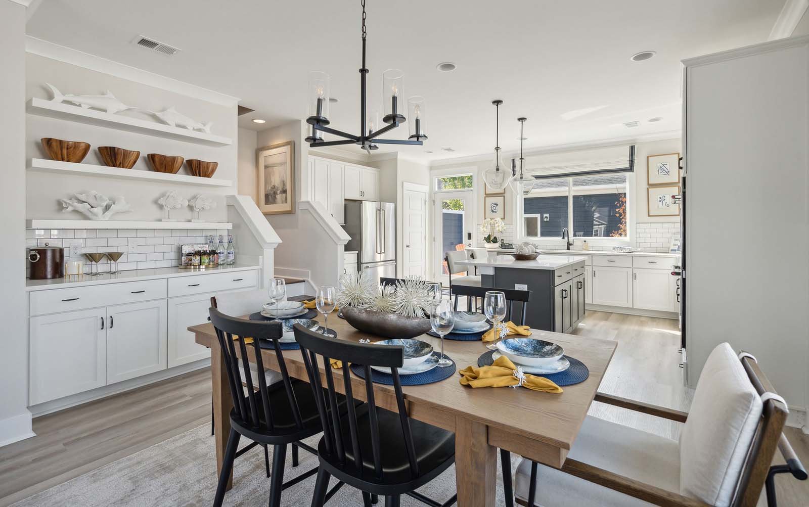 Temporary image of the kitchen and dining area of the Aiden.