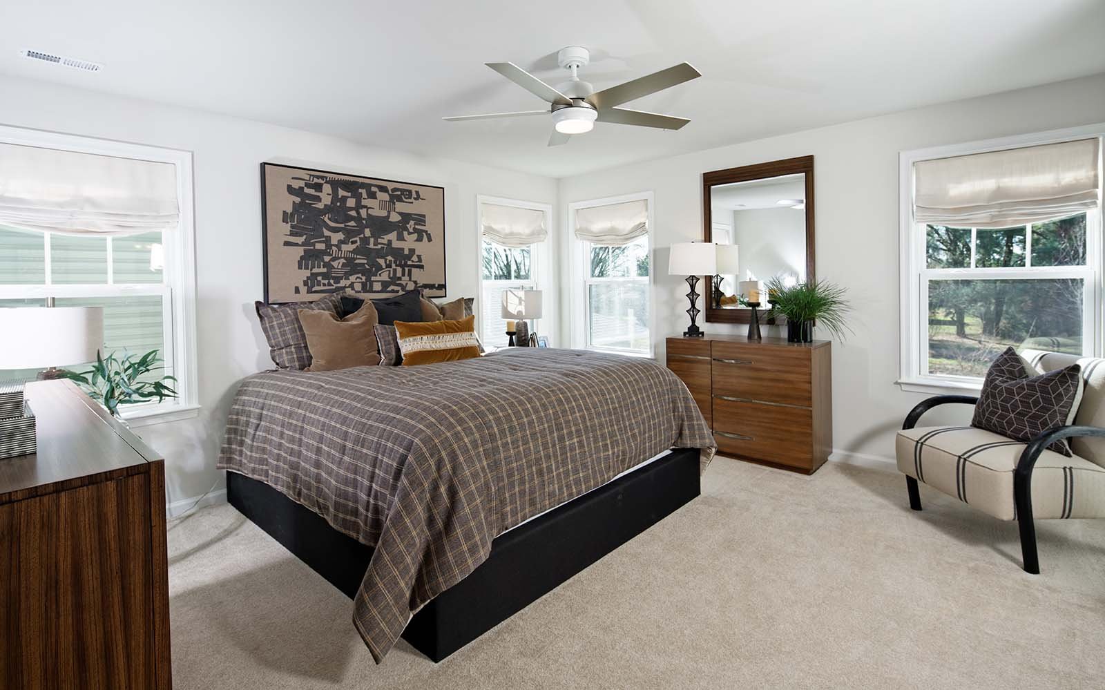 Temporary image of the primary bedroom of the Blair.