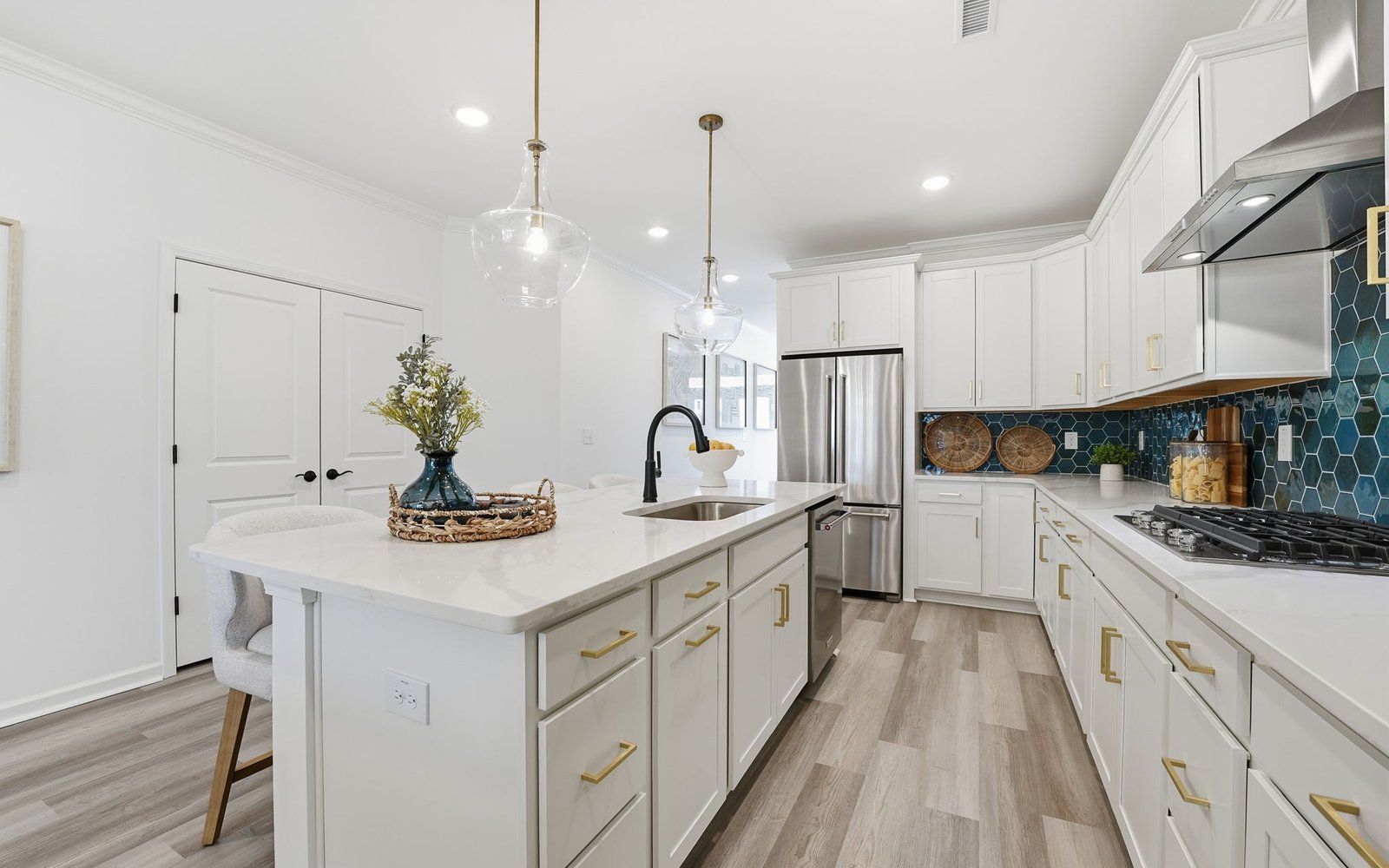 The kitchen of the Declan by Brookfield Residential.