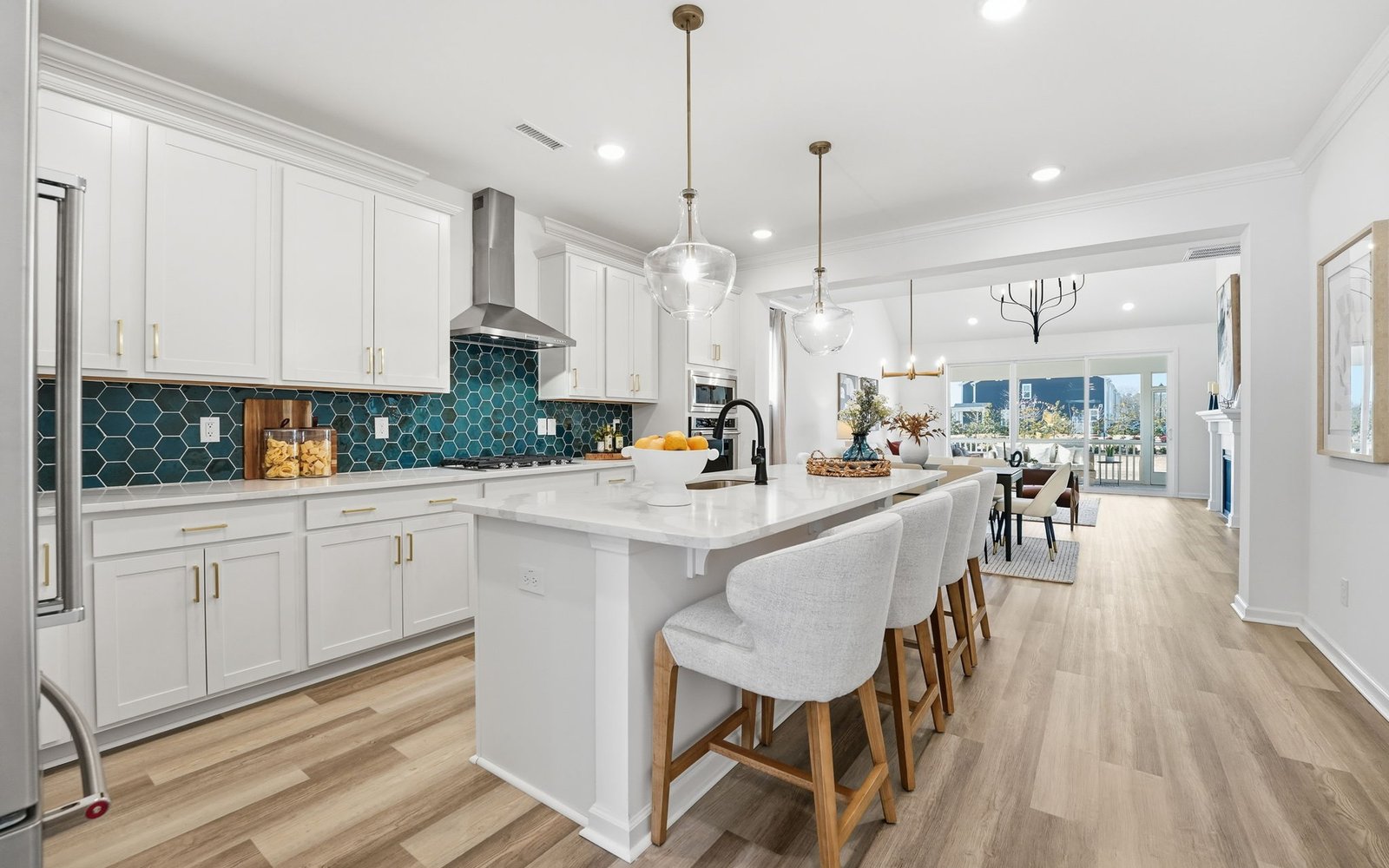The kitchen of the Declan by Brookfield Residential.