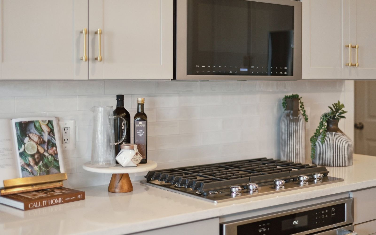 Temp kitchen range at the Grayson.