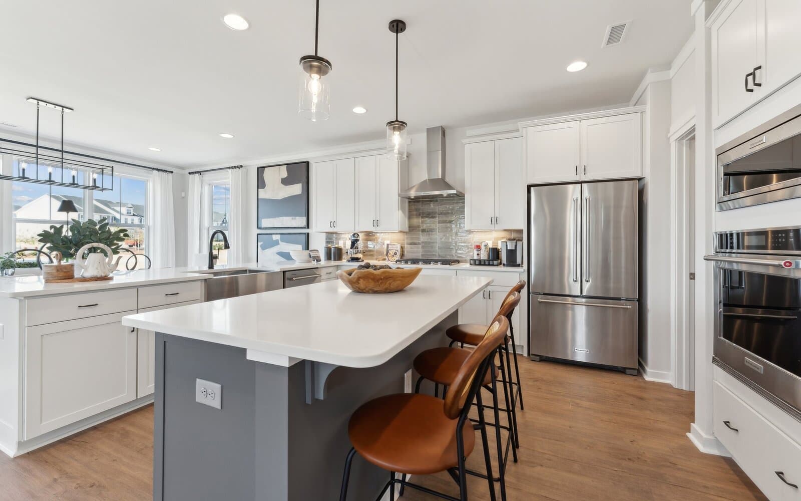 The kitchen of the Sterling by Brookfield Residential.
