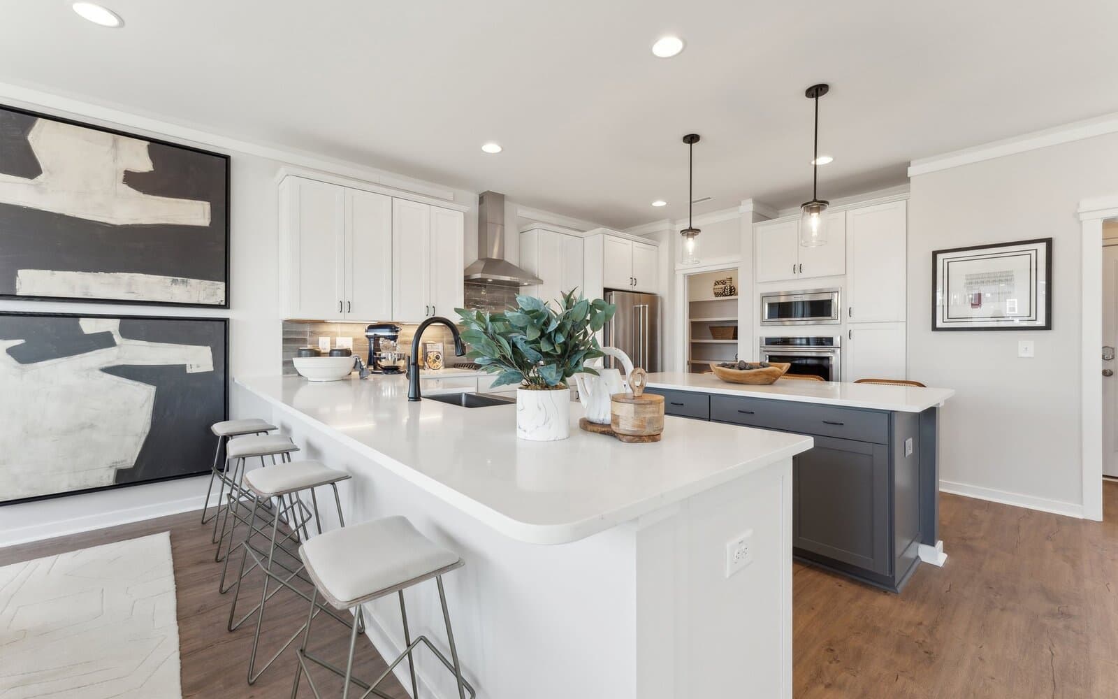 The kitchen of the Sterling by Brookfield Residential.