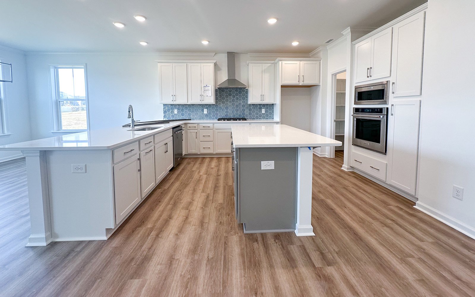 The kitchen of the Sterling on homesite 2435 at Wendell Falls.