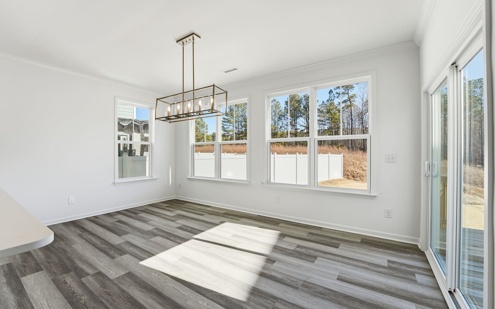 The dining room of the Sterling at Wendell Falls.