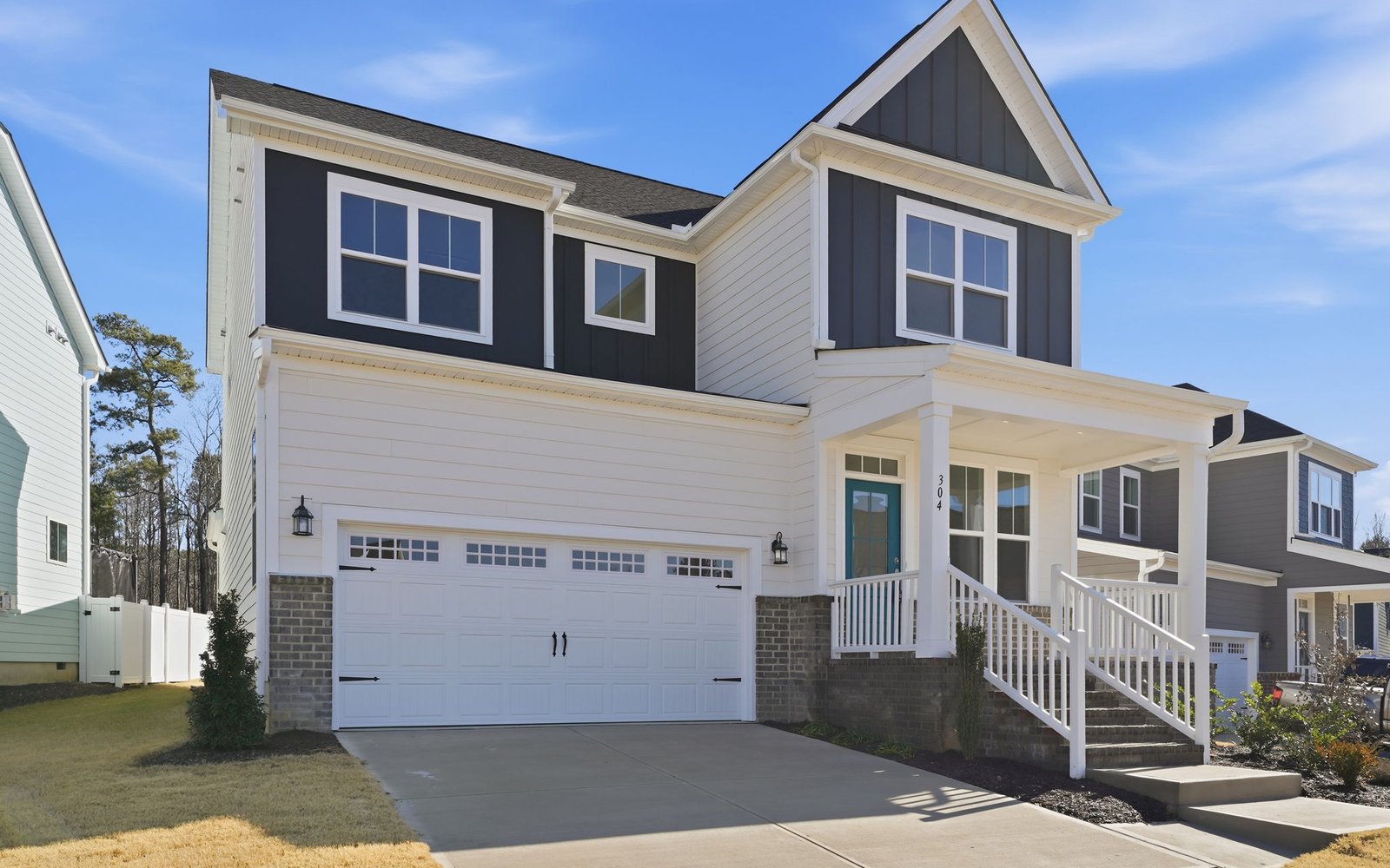 The exterior of the Sterling at Wendell Falls.