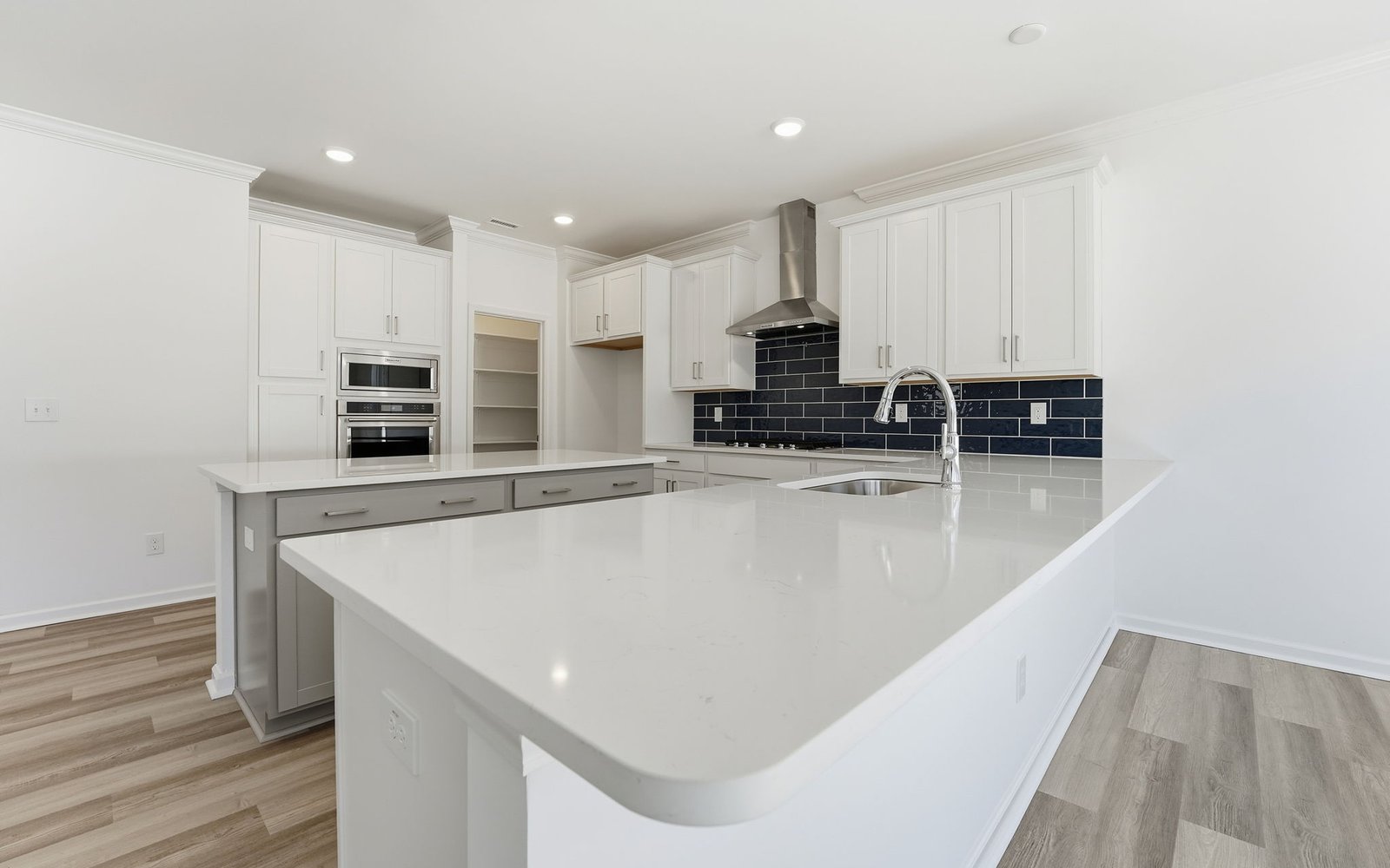 The kitchen of the Sterling at Wendell Falls.
