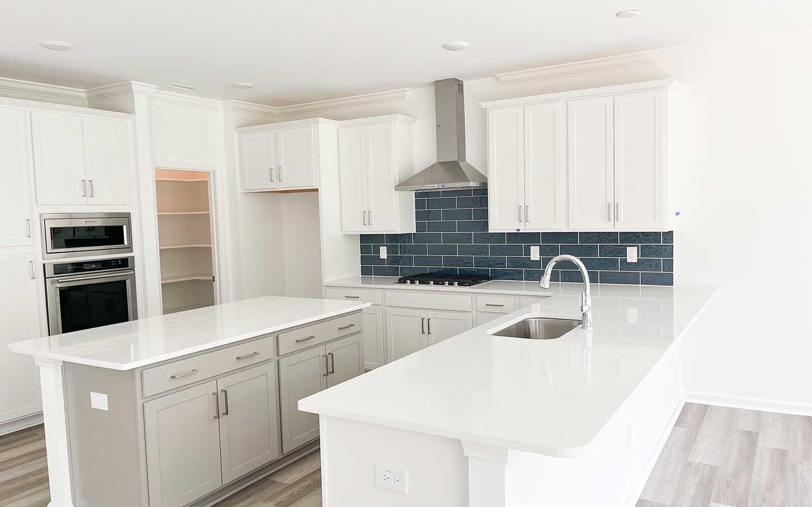 The kitchen in the Sterling by Brookfield Residential on homesite 2643. 