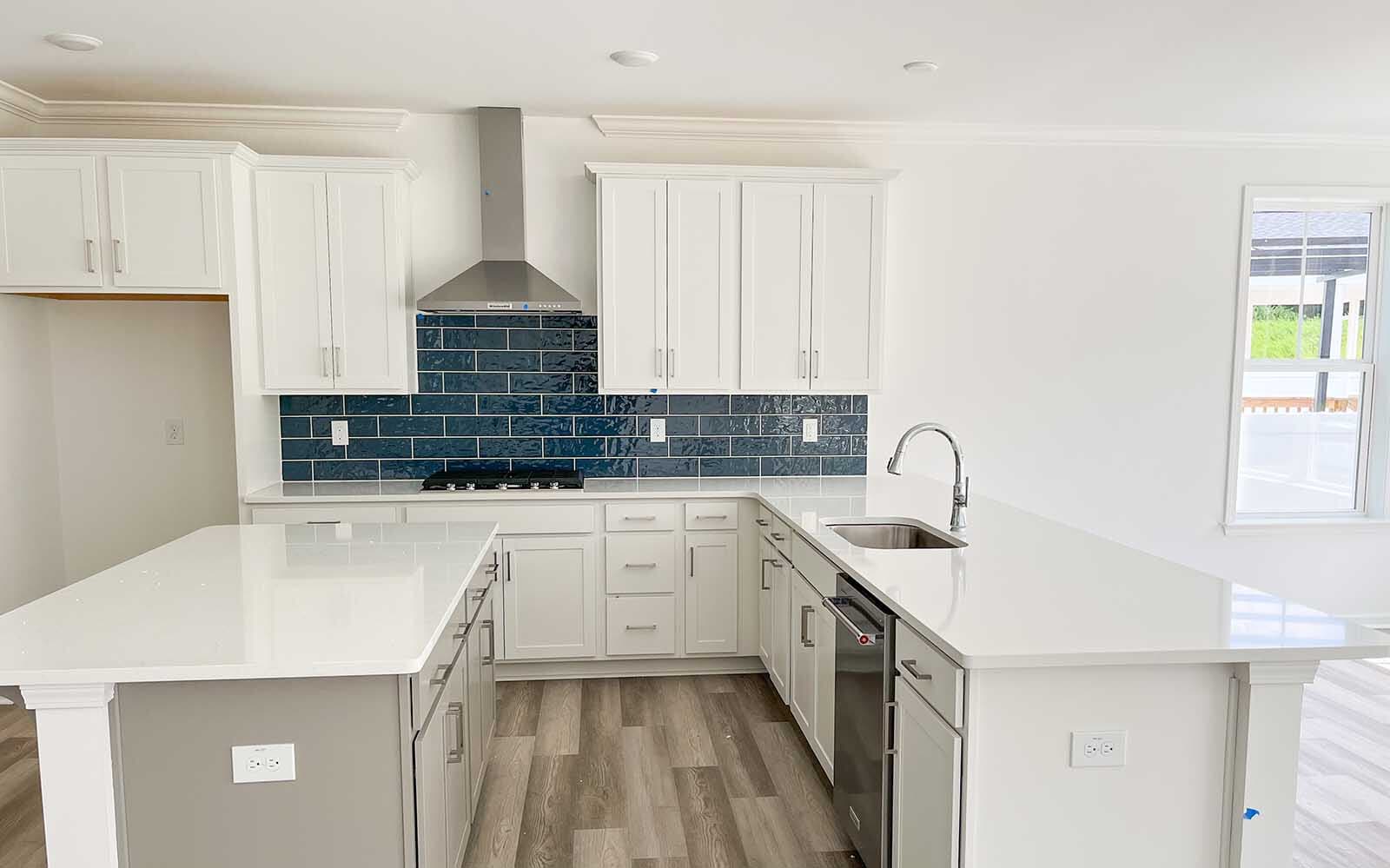 The kitchen in the Sterling by Brookfield Residential on homesite 2643. 