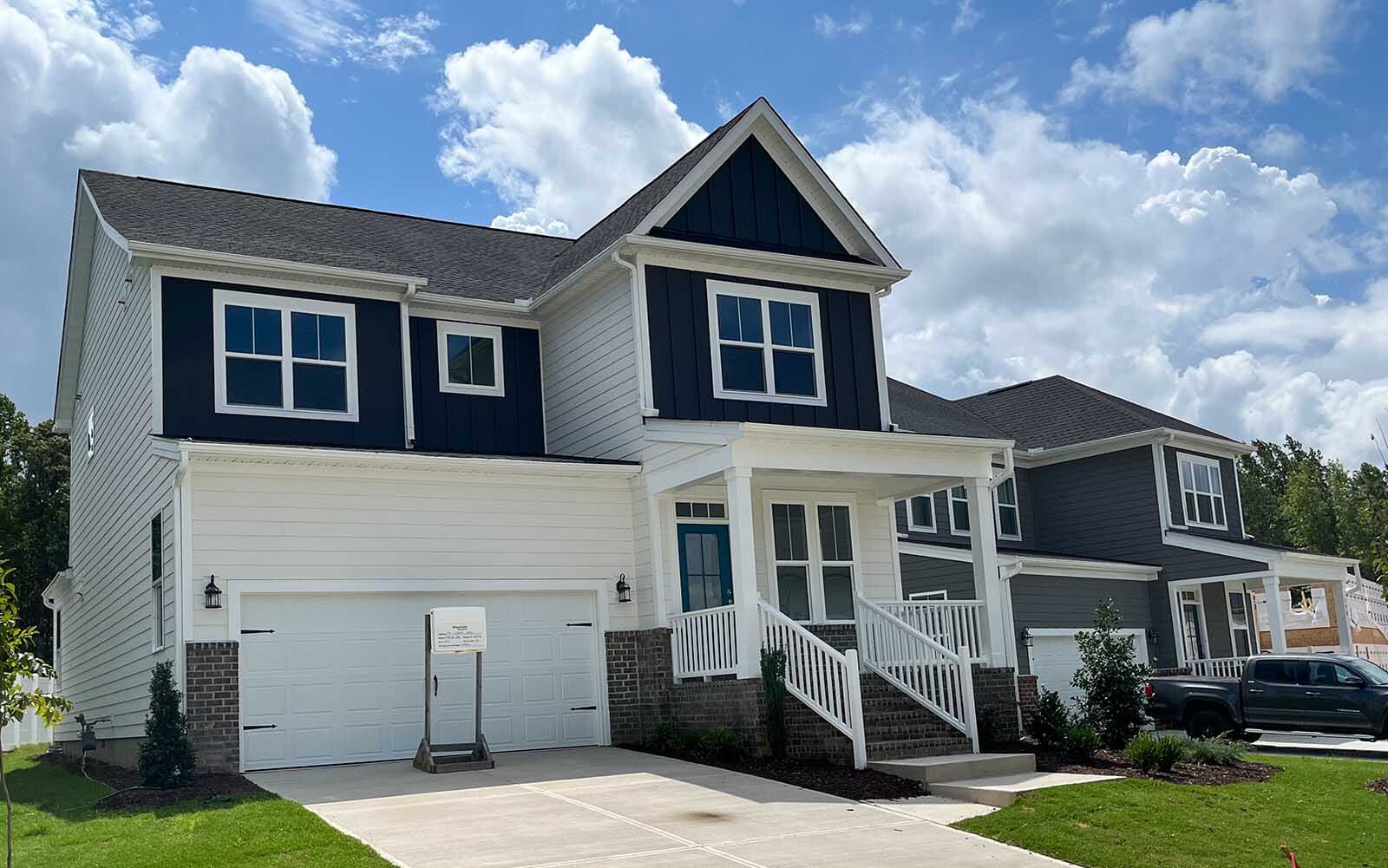 The front exterior in the Sterling by Brookfield Residential on homesite 2643. 