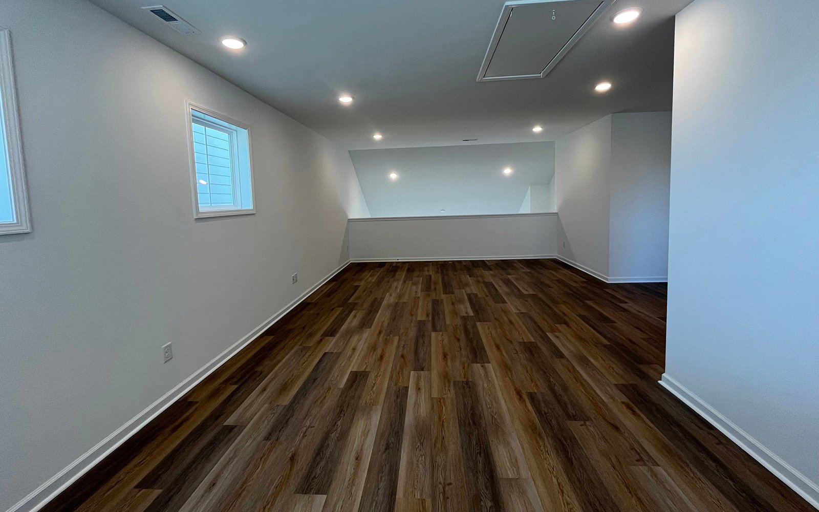 The loft in the Declan on homesite 2433 by Brookfield Residential at Wendell Falls.