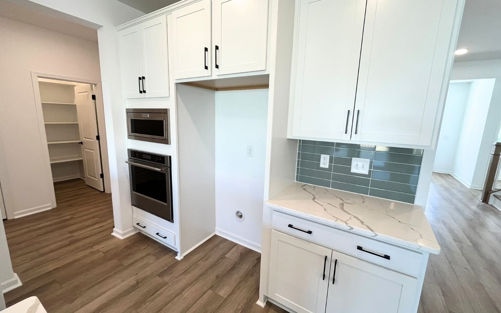 The kitchen in the Grayson at Wendell Falls.