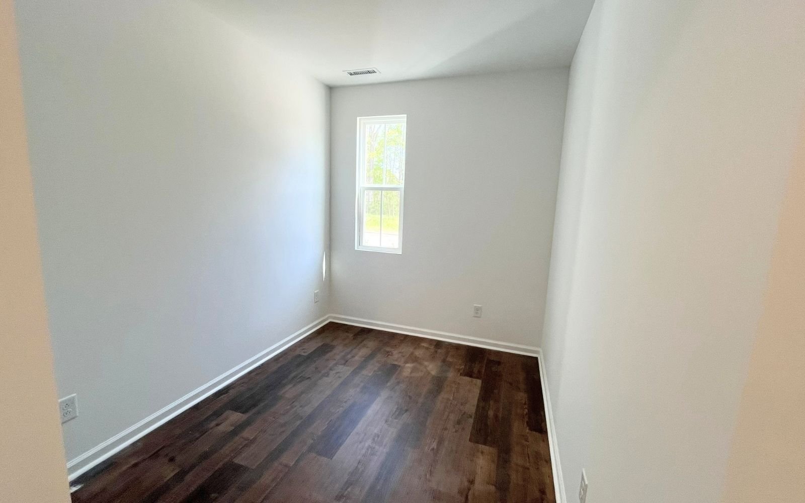 The den of the Lennox on homesite 2566 at Wendell Falls.