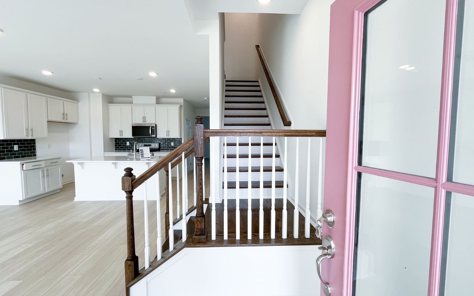 They entryway of the Lennox on homesite 2575 by Brookfield Residential.