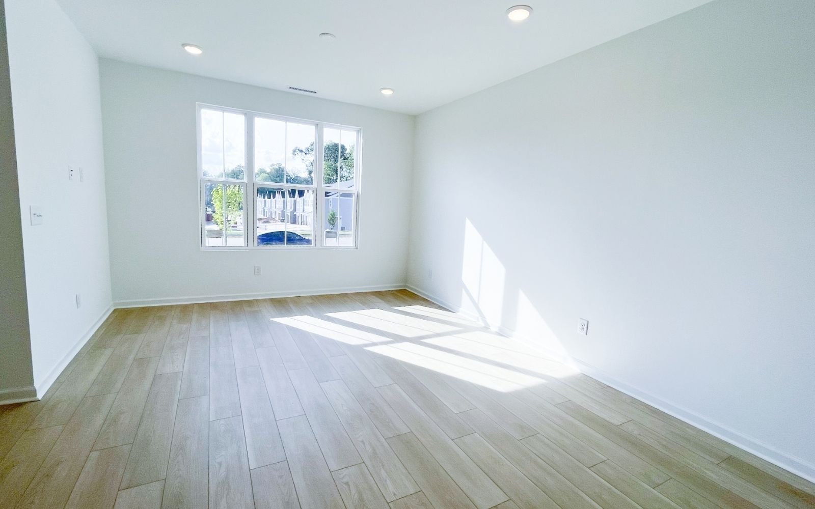 The family room of the Lennox on homesite 2575 by Brookfield Residential.
