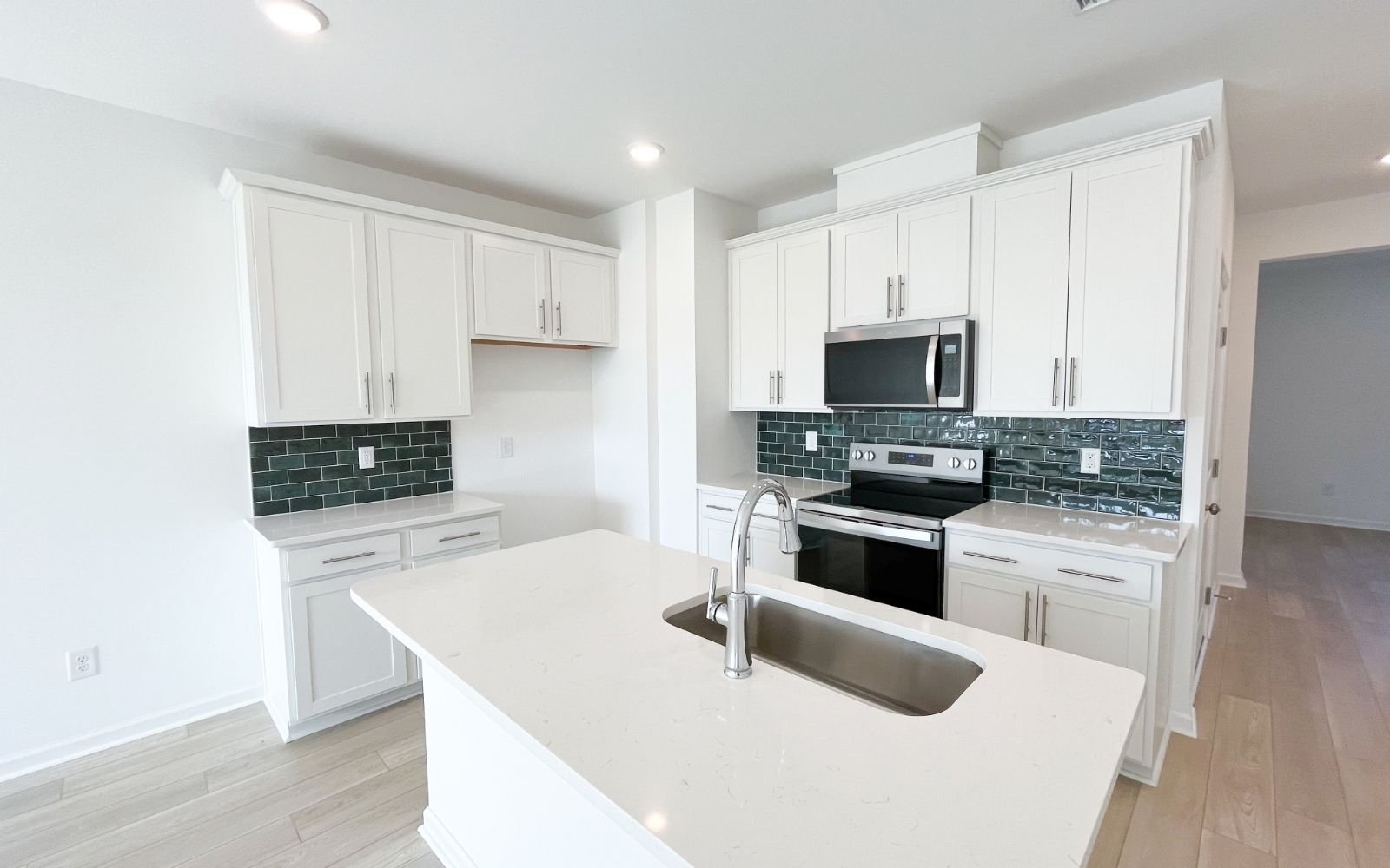 The kitchen of the Lennox on homesite 2575 by Brookfield Residential.