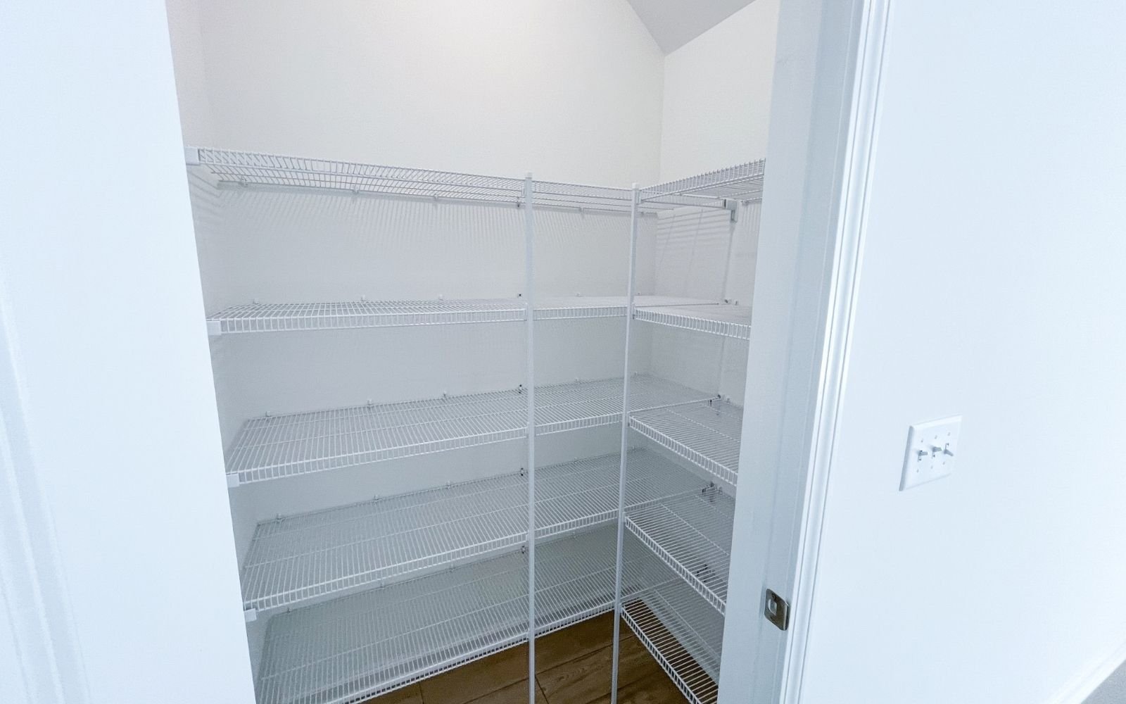 The pantry in the Lennox on homesite 2575 by Brookfield Residential.