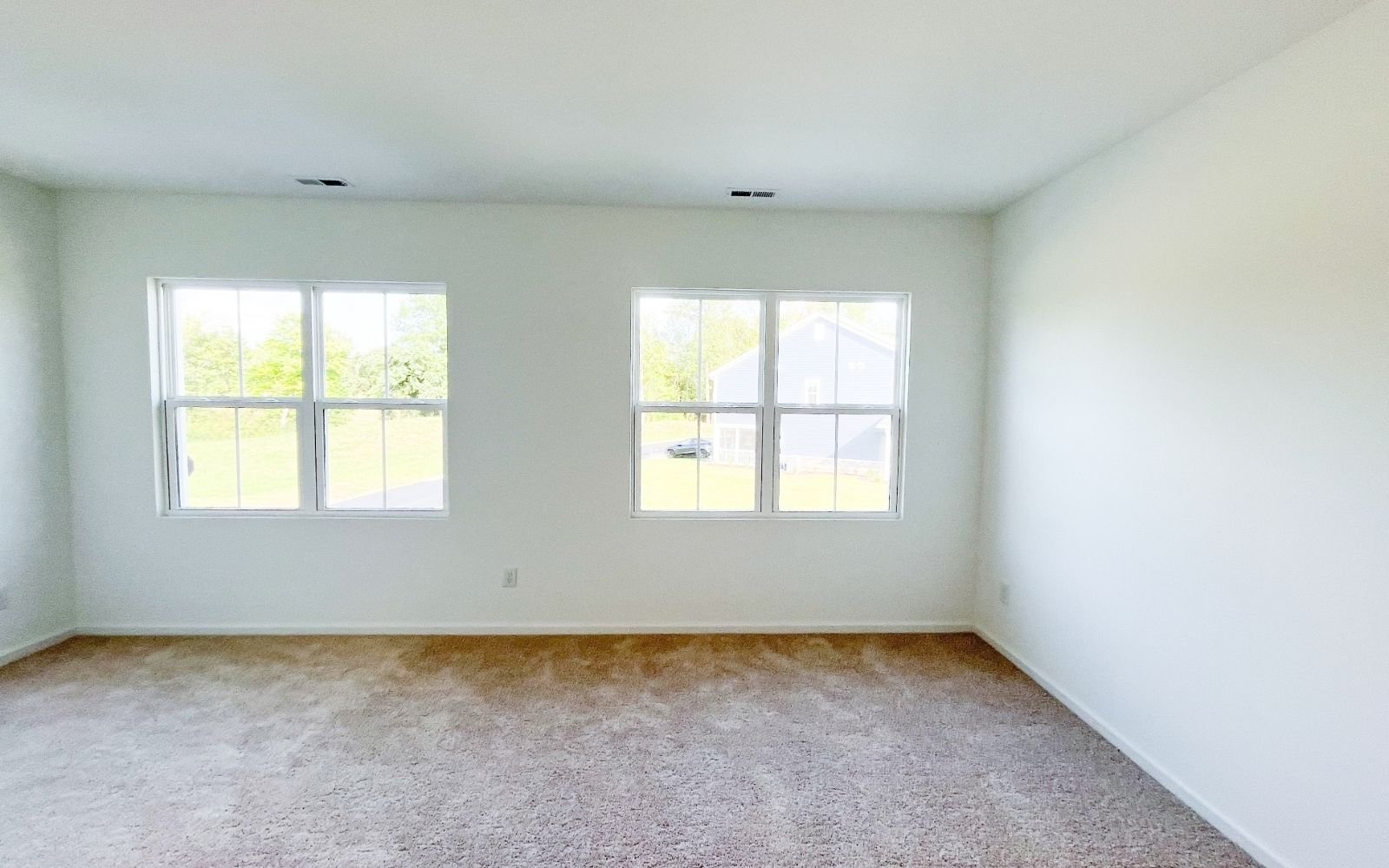 The primary bedroom of the Lennox on homesite 2575 by Brookfield Residential.