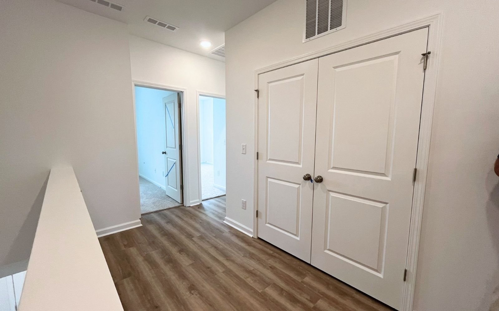 The upper level of the Lennox on homesite 2579 by Brookfield Residential at Wendell Falls.