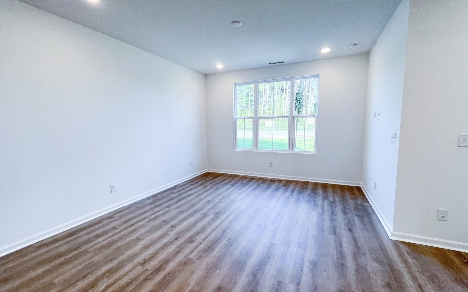 The family room of the Lennox on homesite 2935 by Brookfield Residential.