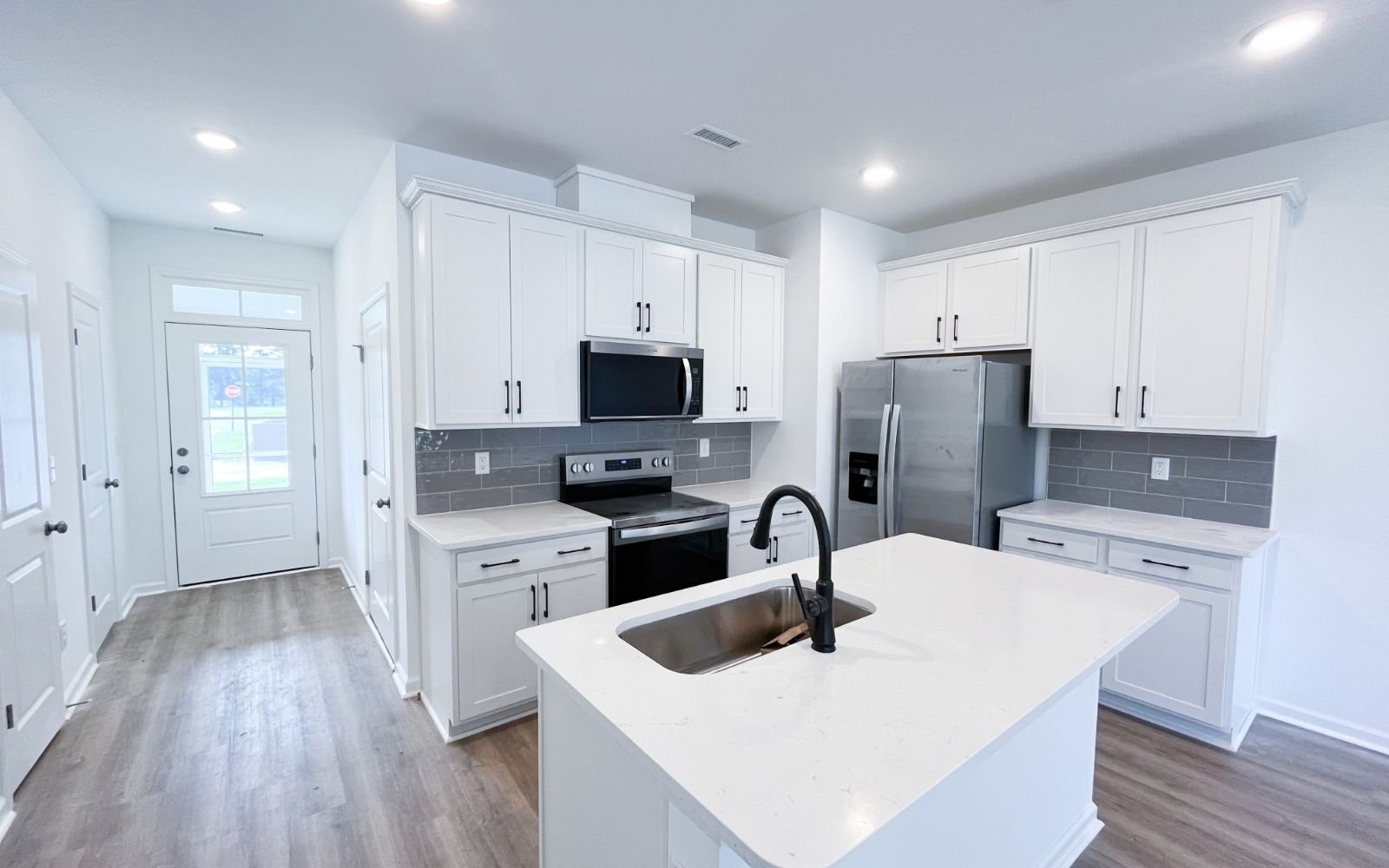 The kitchen of the Lennox on homesite 2935 by Brookfield Residential.