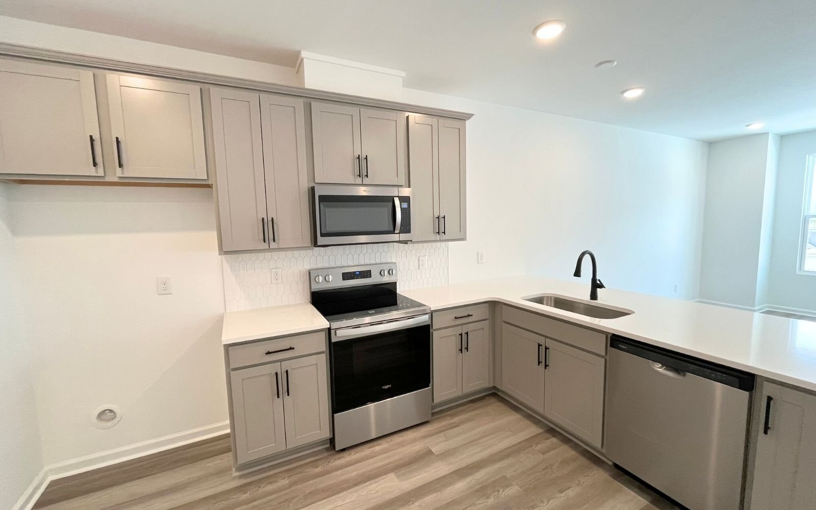 The kitchen in the Morgan on homesite 2560 at Wendell Falls.