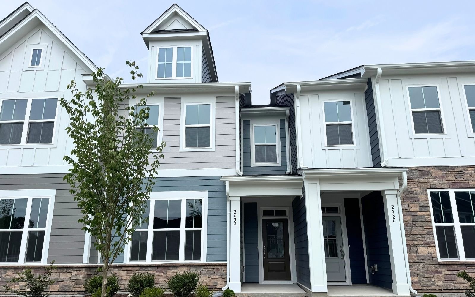 The exterior the Morgan on homesite 2567 at Wendell Falls.