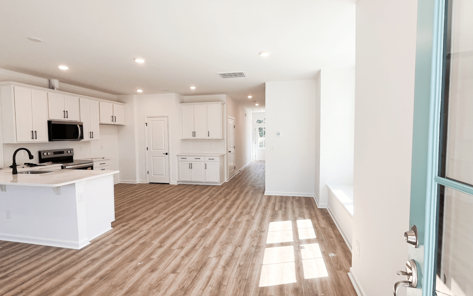 The main level of the Morgan on homesite 2569 by Brookfield Residential at Wendell Falls.